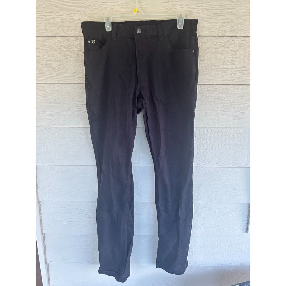 Noble Outfitters Men's Black Canvas Utility Work Pants - Size 34x34